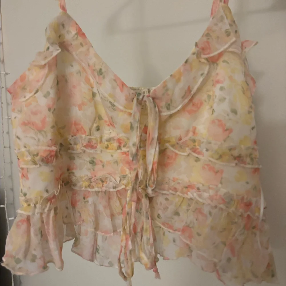 Floral Ruffle Set Size Medium - Picture 2 of 7